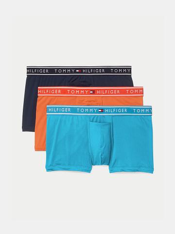 Férfi Tommy Hilfiger Flx evolve stretch trunk 3pk Trunks Narancssárga | HU 1304OKI